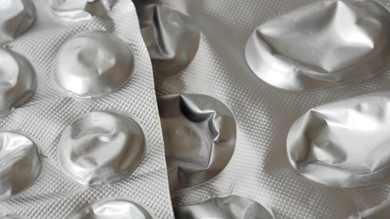 빈 알약 패키지