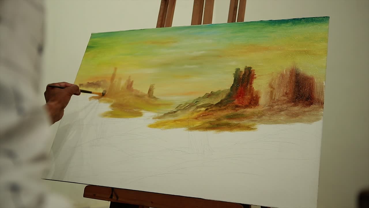 рисунок, рисовать, холст, художник