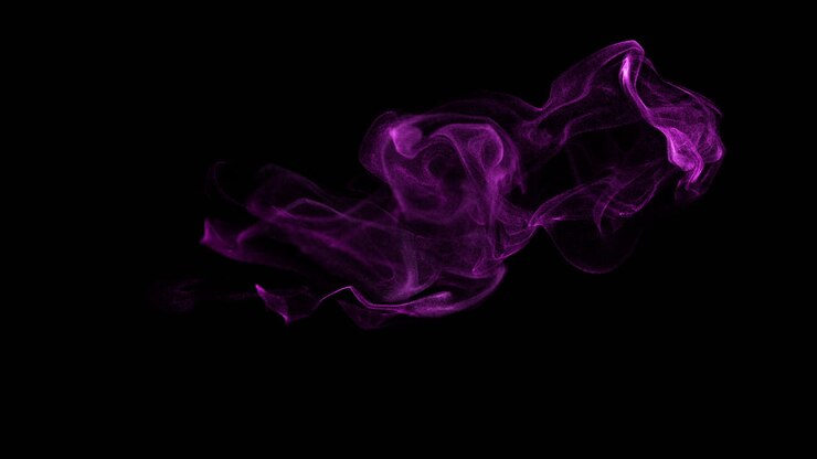 Purple Smoke Abstract Design