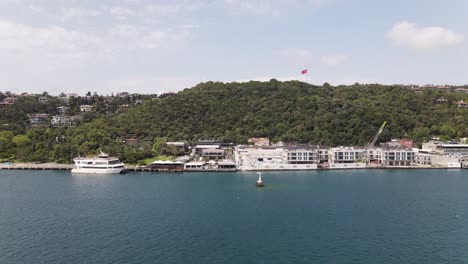 aerial view bosphorus istanbul