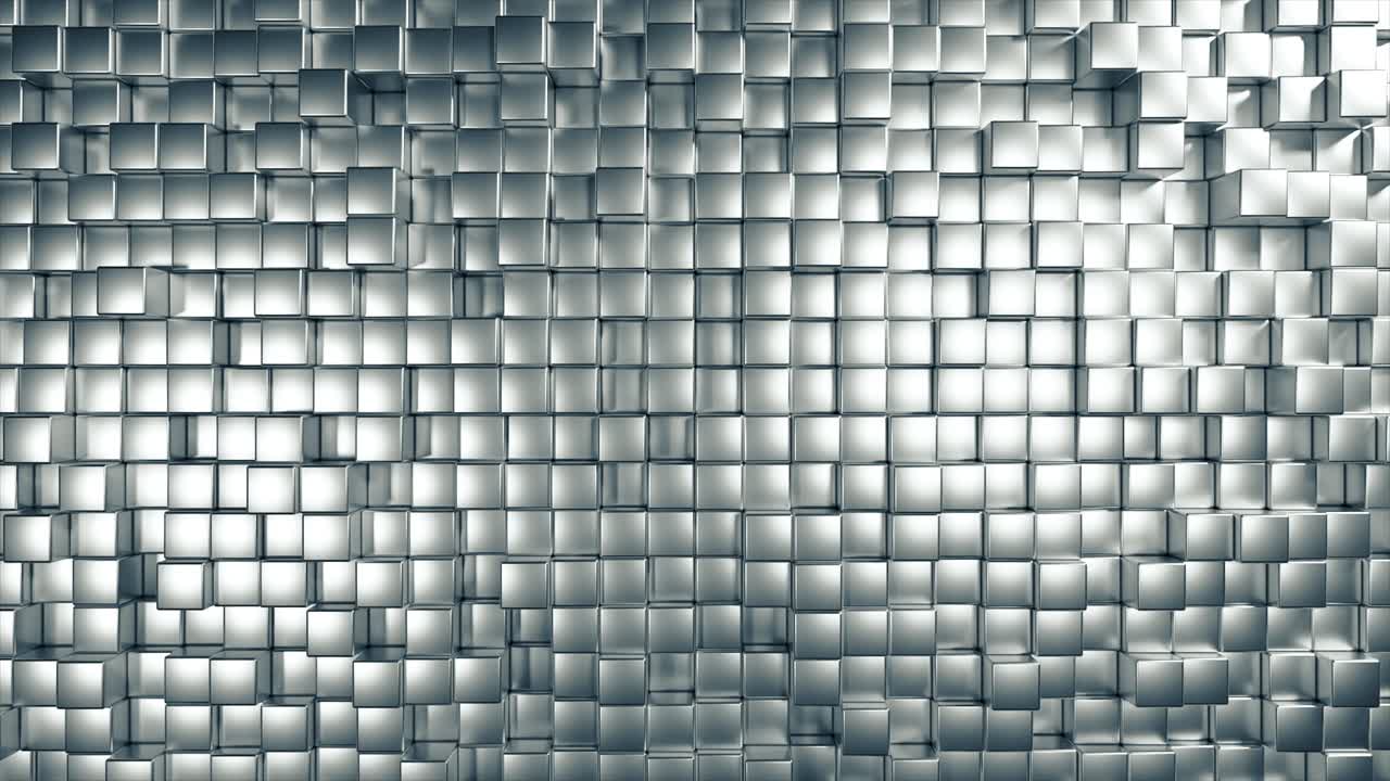 fondo de patrón de cubo de metal abstracto