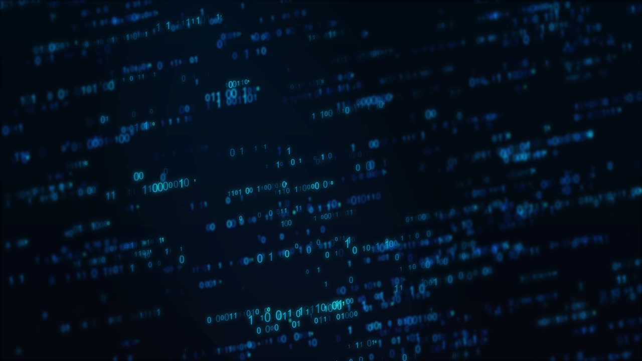 Futuristic sci fi empty space data tunnel network and data speed spotlight dark night virtual