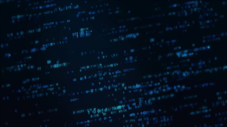 Spazio vuoto futuristico sci-fi, rete di tunnel di dati, riflettore di velocità dei dati, notte oscura virtuale