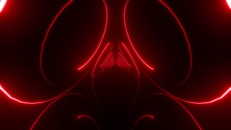red neon tunnel