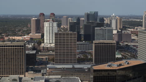 Vista-De-Dron-4k-Del-área-Del-Centro-Comercial-Galleria-Mall-En-Houston