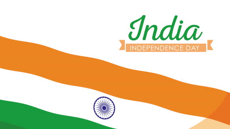 india independence day celebration with flag