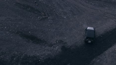 aerial shot filmed in iceland during summer.