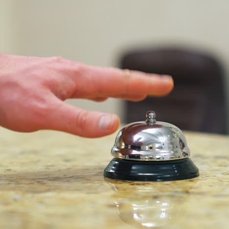 service bell locating at reception