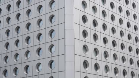 modern building with circular windows