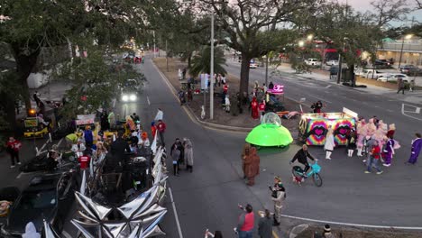 在新奧爾良的chewbacchus krewe開始區域