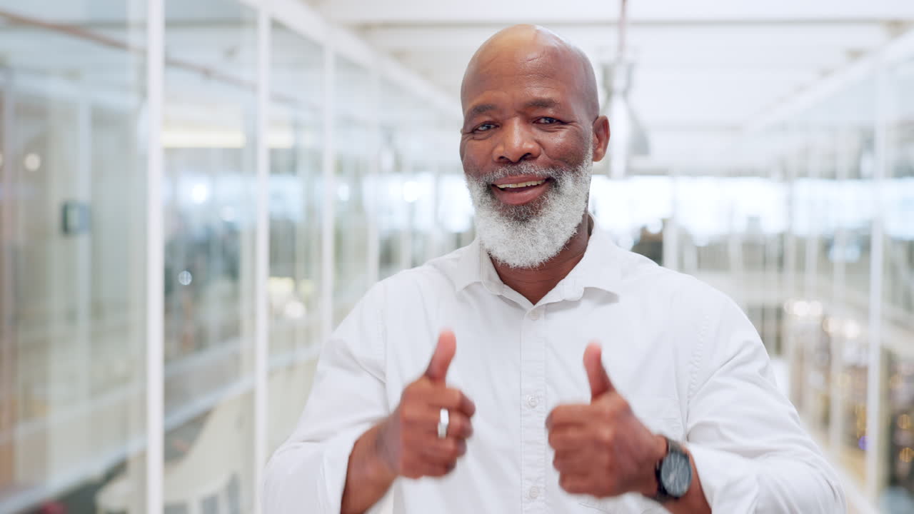 negocios, hombre negro sénior