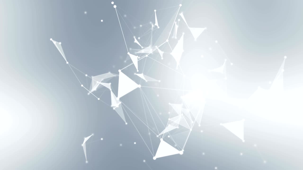 플렉서스 추상 네트워크 백색 기술 과학 배경 루프