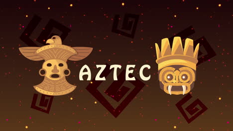 culture aztec idolos golden animation