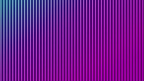 animation of glowing vertical neon pink to blue lines on black background