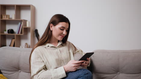 young girl at home