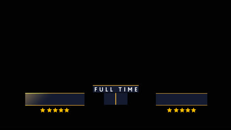 football team vs team with result lower thirds 1