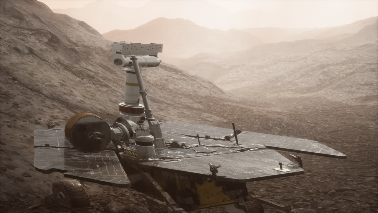Opportunity Mars exploring the surface of red planet