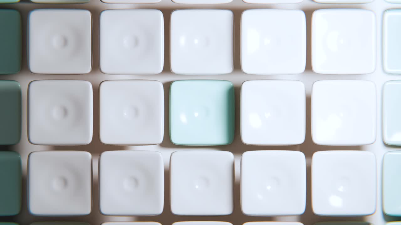 Dynamic Abstract Background with Shifting Pastel Colored Squares