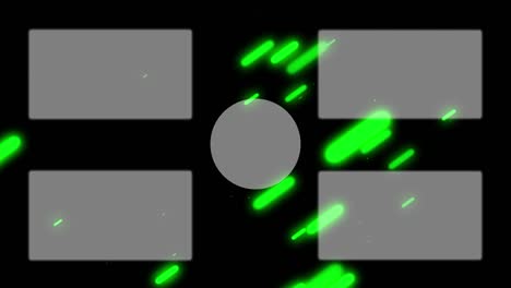 iluminación del objeto tarjeta final pantalla final gráficos de movimiento