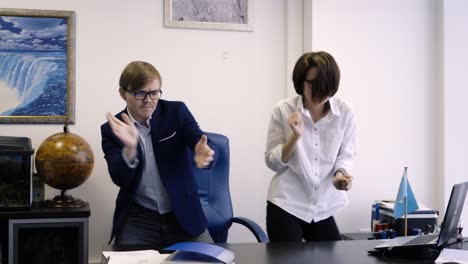 office dance party