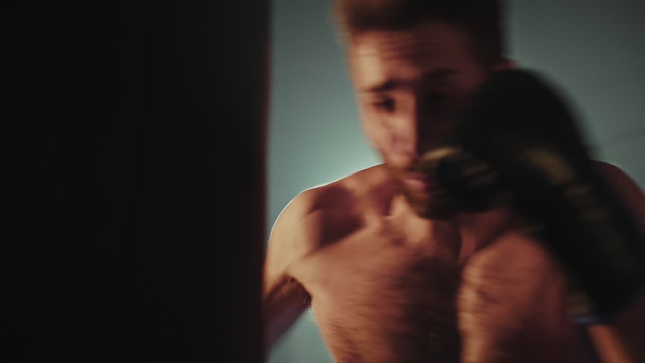 남자 권투 훈련