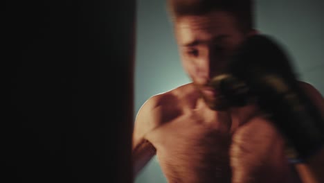 sesión de entrenamiento de boxeo