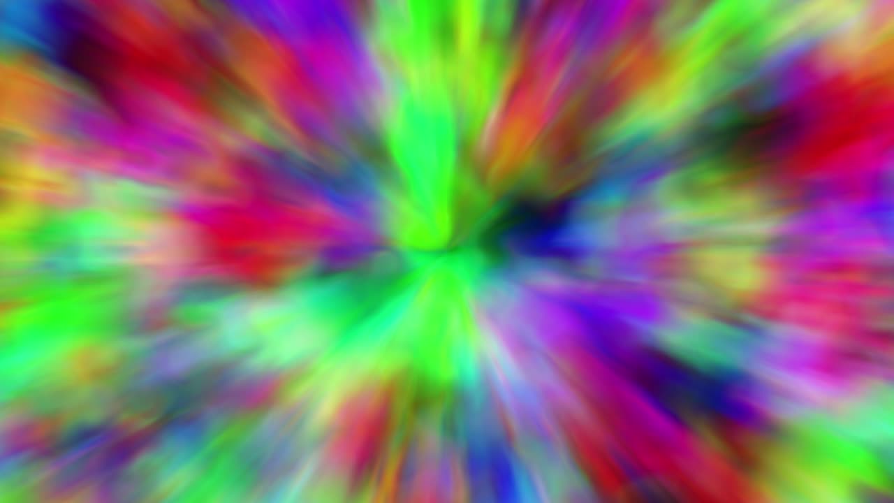 fondo psicodélico definitivo. animación de resolución 4k. concepto de diseño de animación minimalista moderno. estandarte de colores abstractos. formas futuristas dinámicas