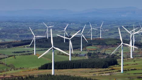 wind turbines, cornasaus, county cavan, ireland, april 2023