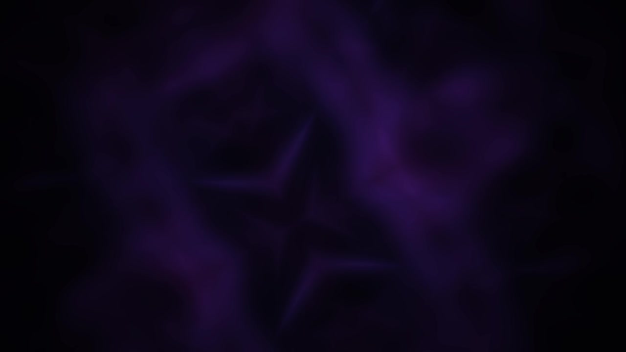 Motivo di luce viola astratto che si trasforma su sfondo scuro