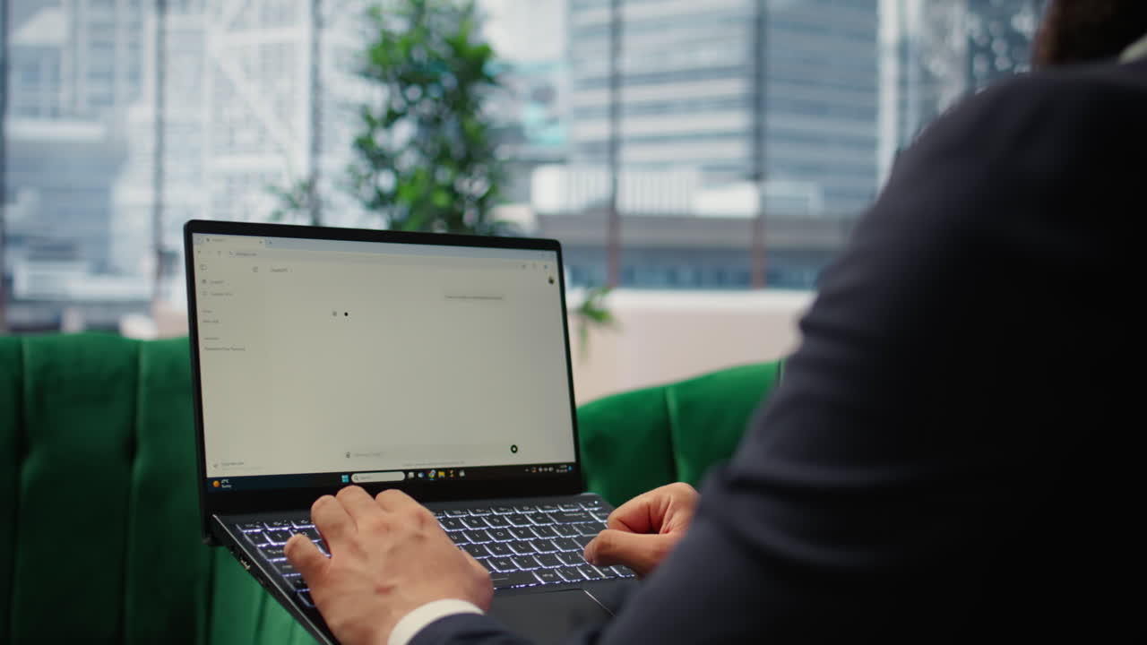 Vertical Video Bucharest, Romania - July 30th 2024 - AI chatbot delivering data driven response