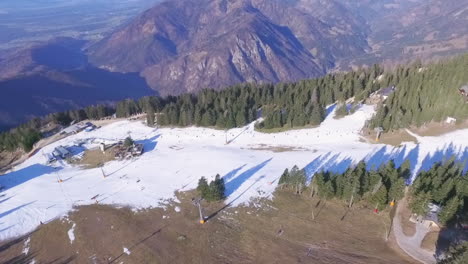 Aerial-Ski-lift-and-Ski-area-view