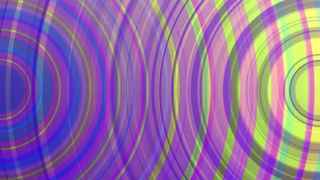 Psychedelic-background-with-symmetry-of-multicolored-concentric-circles-on-the-left-and-right