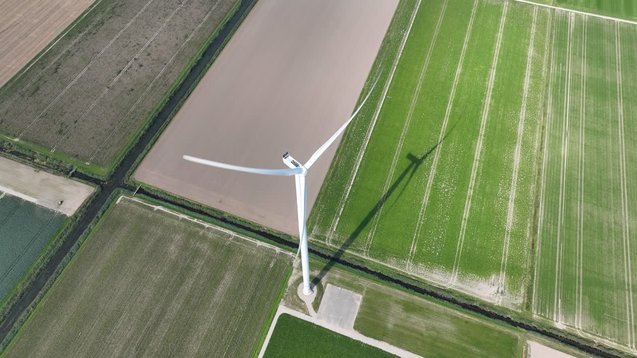 네덜란드의 풍력 터빈, 지속 가능한 에너지