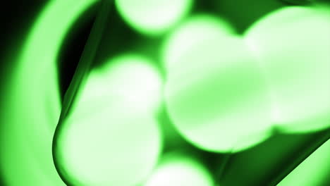 formas geométricas verdes abstractas