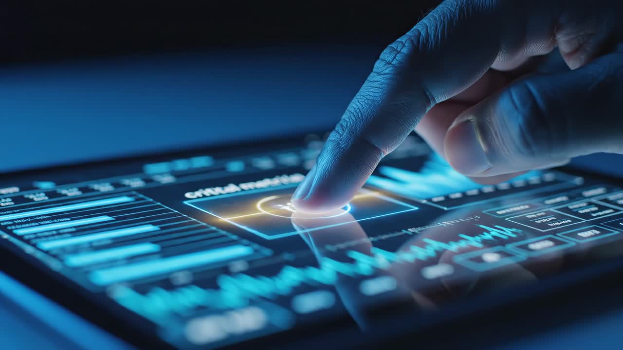 Digital Interface on Tablet