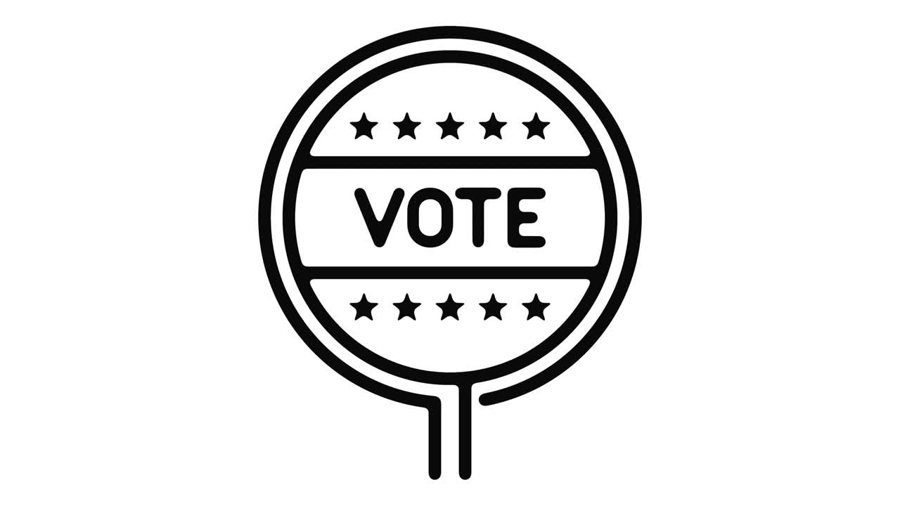 선거 라인 모션 그래픽