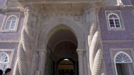 View-Of-Historic-Hall-of-Pena-Palace-In-Portugal-On-a-winter-sunny-day