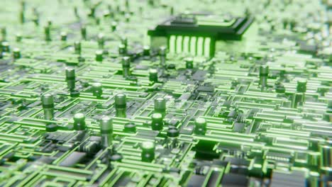 abstract circuit board rendering