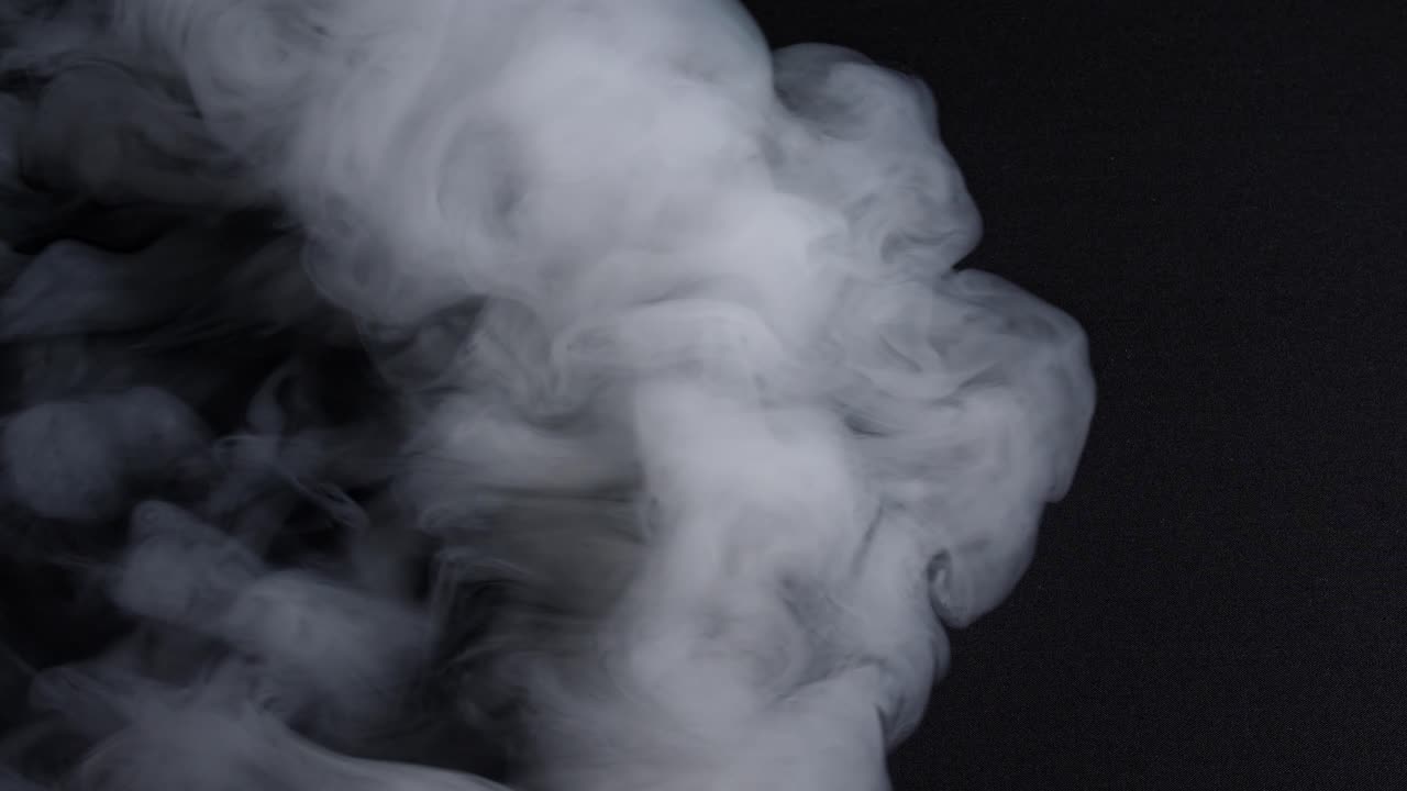 Explosion Smoke As Wave, Smoke Rotating On The Air