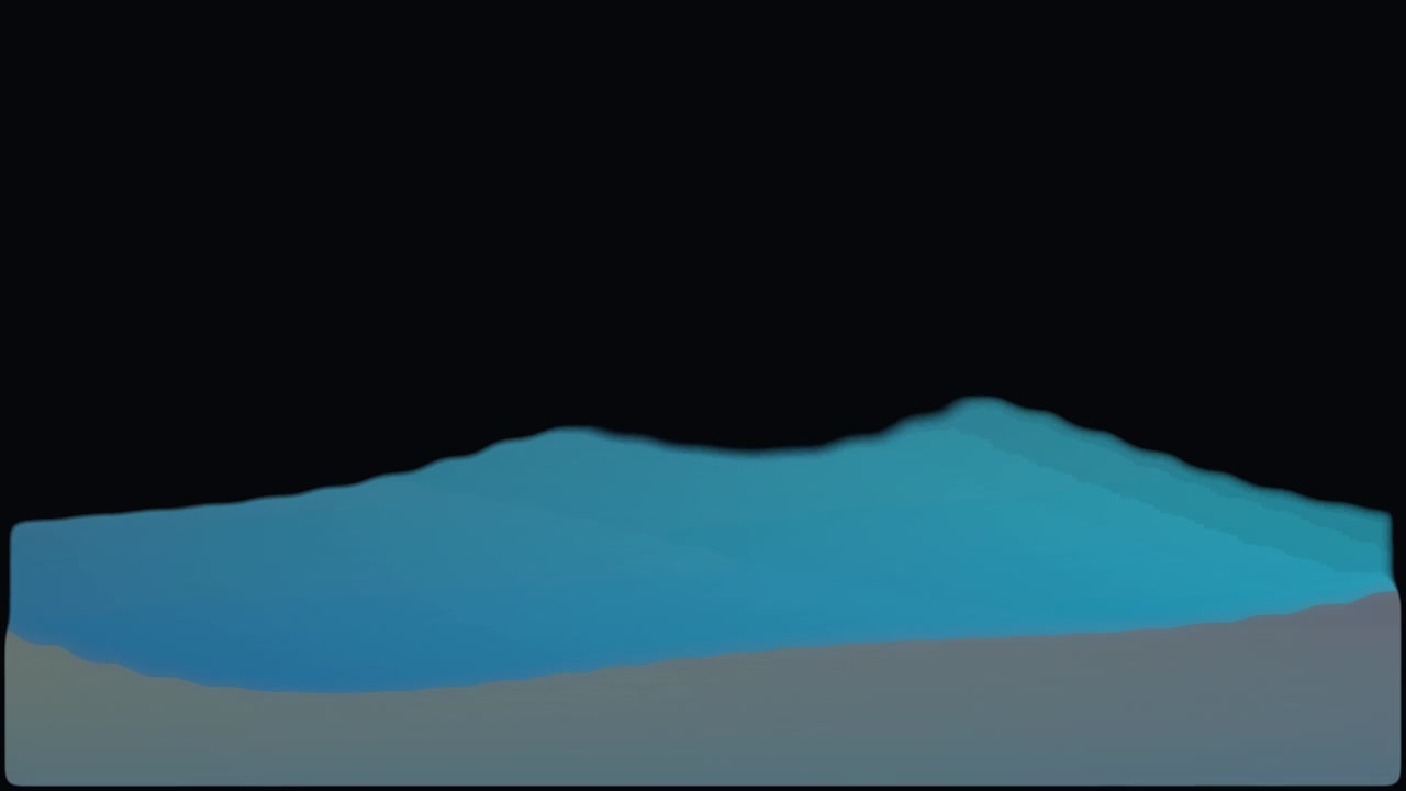 Abstract Digital Wave Animation with Gradient Colors