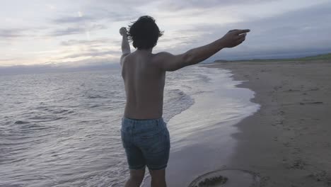 Dancer-on-the-beach-sunrise