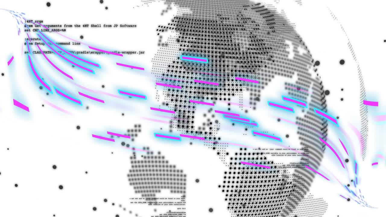 animación del globo y procesamiento de datos