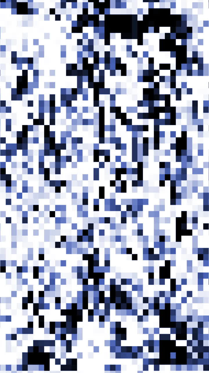 Sfondo astratto di transizione con glitch di pixel digitale
