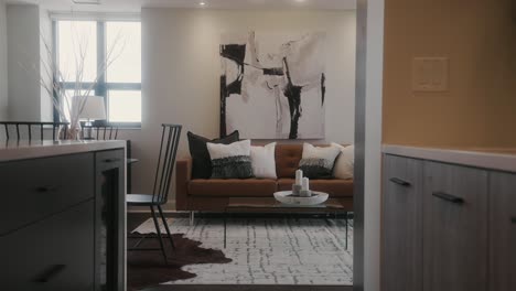 truck-shot-of-a-brown-living-room-couch