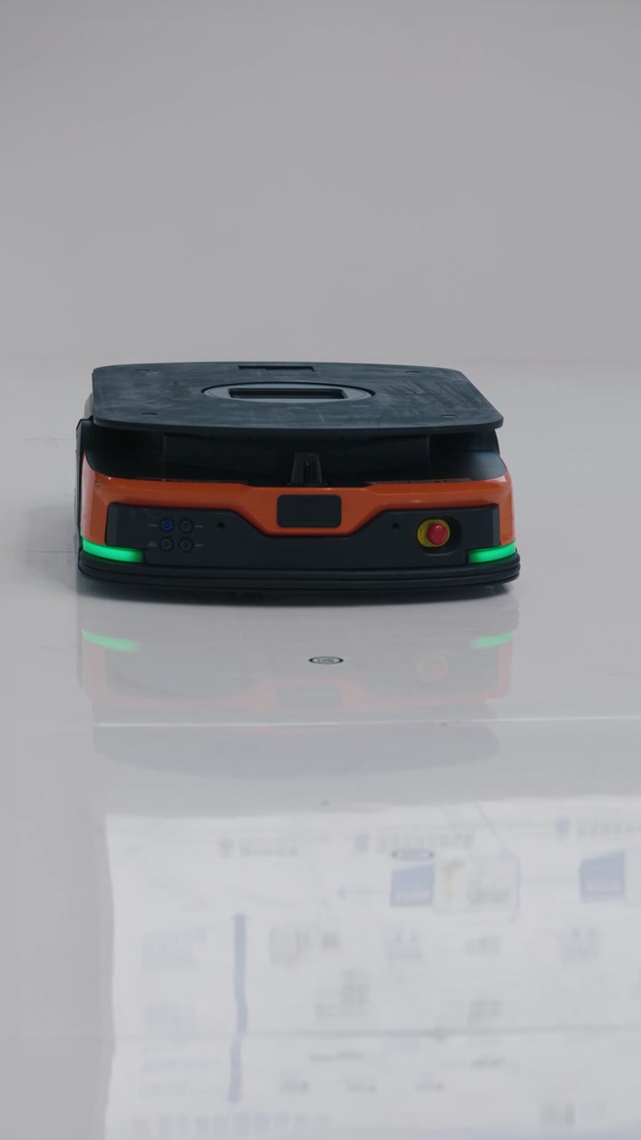 Autonomous Mobile Robot Moving Across a White Floor