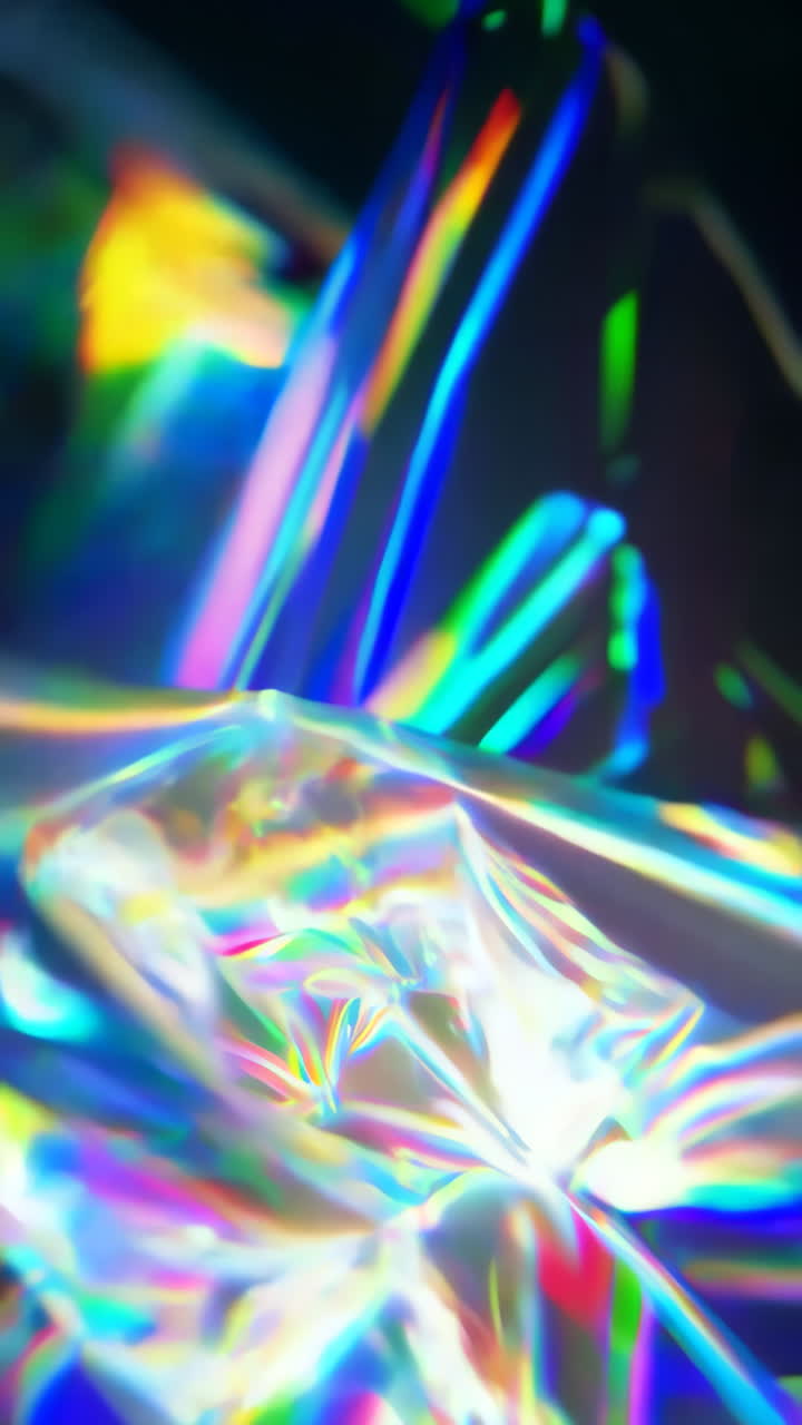Vibrant Abstract Prismatic Light Spectrum
