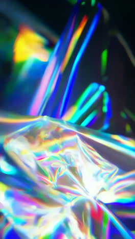 vibrant abstract prismatic light spectrum
