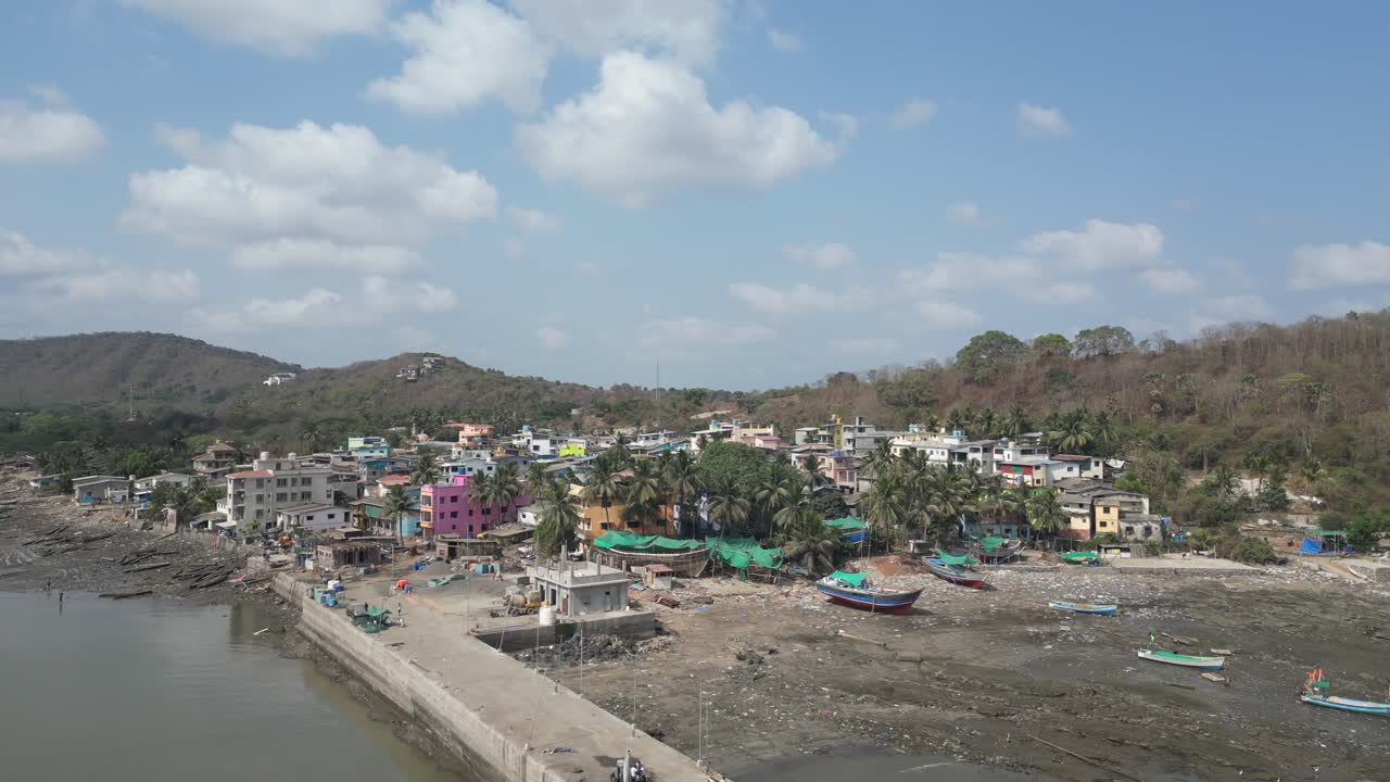 alibaug city bird eye view shot