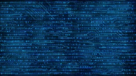dynamic glowing circuits flowing digital surface energy transfer futuristic innovation artificial