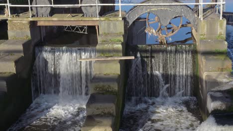 Close-up-shot-of-Castleford-flower-mill's-old-sluice-gates